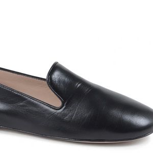 STUART WEITZMAN WOMENS SLIP ON LOAFER BLACK MYGUY